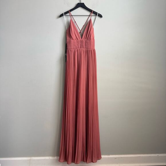 NEW Lulu’s Depths of My Love Terracotta Maxi Dress Small - Picture 5 of 15